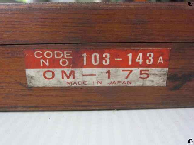ミツトヨ OM-175(103-143A) 外側マイクロメーター