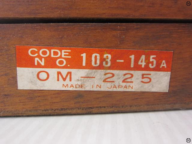 ミツトヨ OM-225(103-145A) 外側マイクロメーター