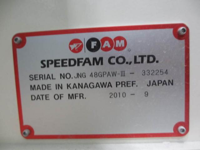 スピードファム 48GPAW-Ⅲ 片面ポリッシュ盤