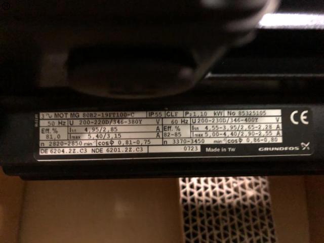 グルンドフォスポンプ CR5-7 クーラントポンプ