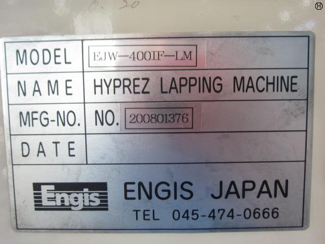日本エンギス EJW-400IF-LM 片面ラップ盤