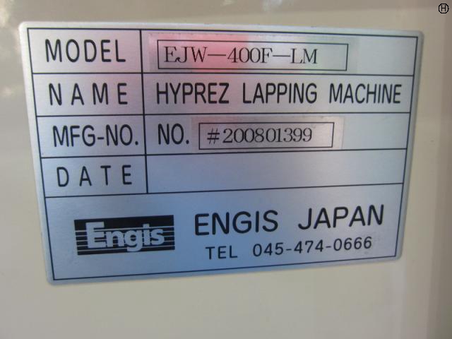 日本エンギス LP-15F(EJW-400F-LM) 片面ラップ盤
