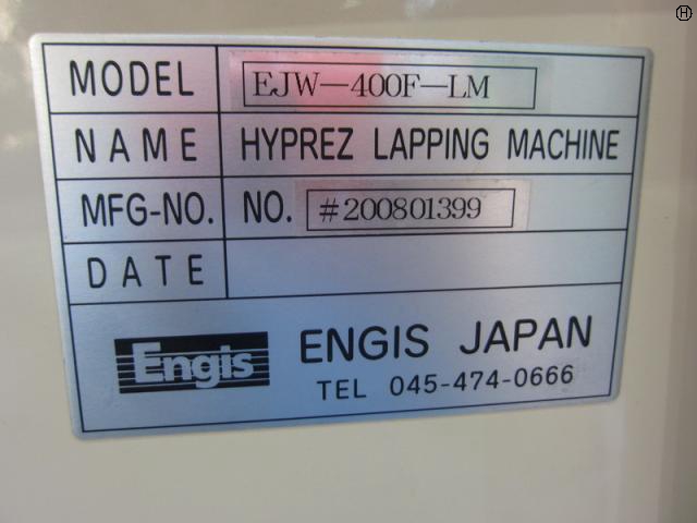 日本エンギス LP-15F(EJW-400F-LM) 片面ラップ盤