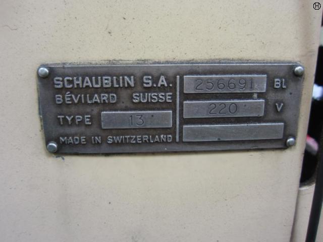 SCHAUBLIN SCHAUBLIN13 横フライス