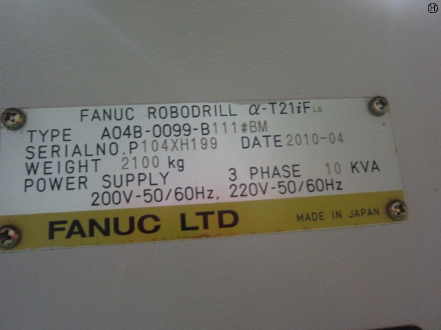 ファナック α-T21iFLa ロボドリル