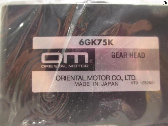 オリエンタルモーター 6GK75K ギアーヘッド