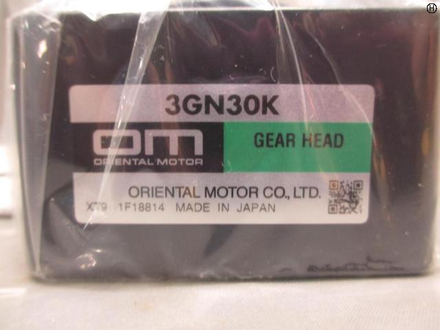 オリエンタルモーター 3GN30K ギアーヘッド