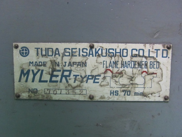 津田製作所 Myler500x860G 旋盤