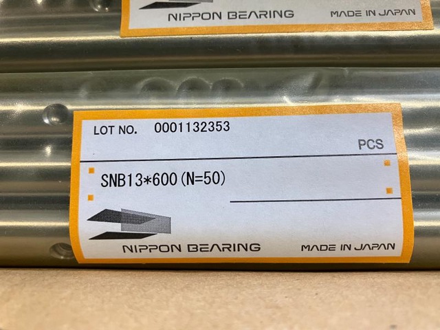 日本ベアリング SNB13＊600(N=50) スライドシャフト