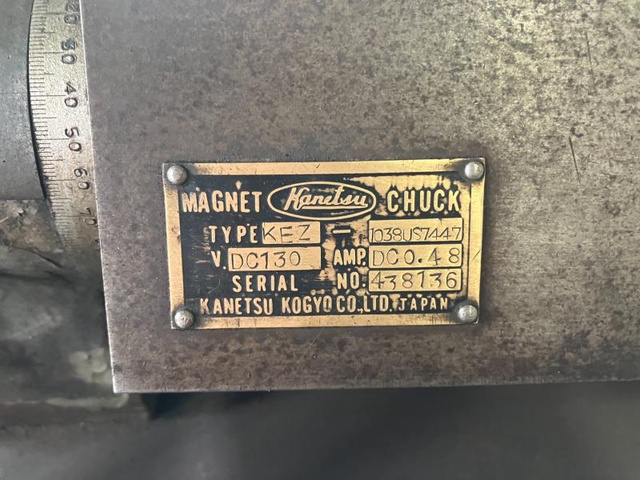 カネツー KEZ-1038US7447 電磁可傾チャック