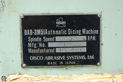 ディスコ DAD-3M5I ダイシングマシン