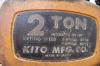 キトー Y2EH197 2.0Tホイスト
