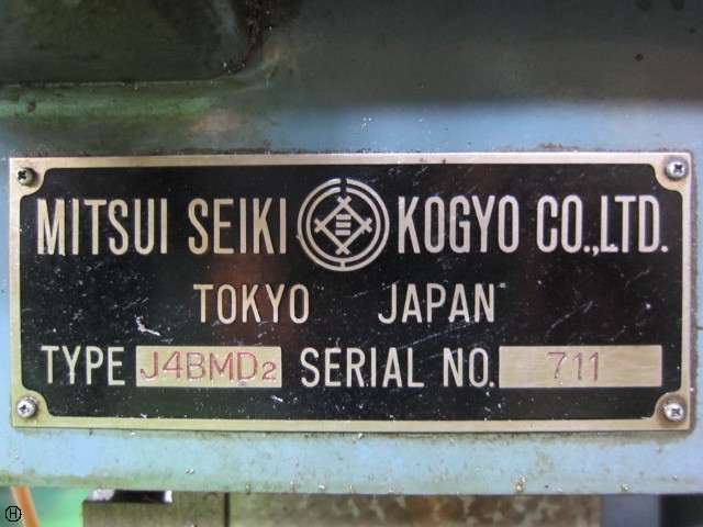 三井精機工業 J4BMD2 ジグボーラー