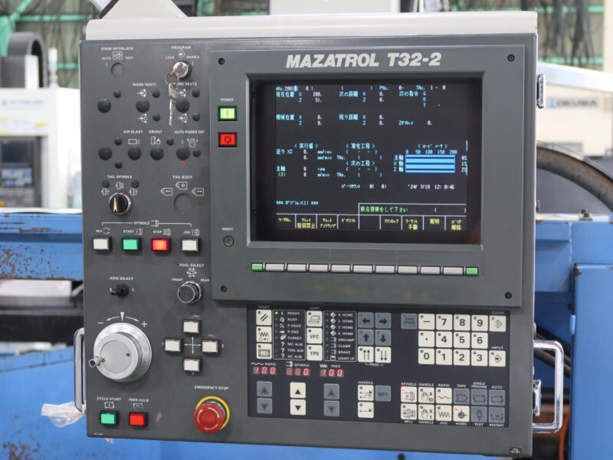 12インチ フラット旋盤／ 年式を疑うグッドコンディション