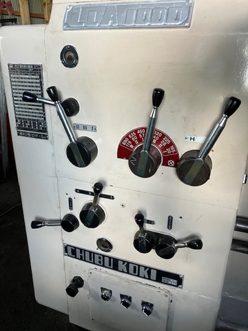 中部工機 LLA-1000 7尺旋盤