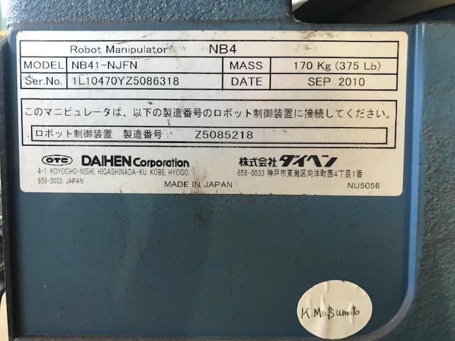 ダイヘン AⅡ-B4 溶接ロボット