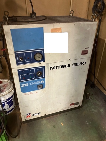 三井精機工業 ZS045A 3.7kwコンプレッサー