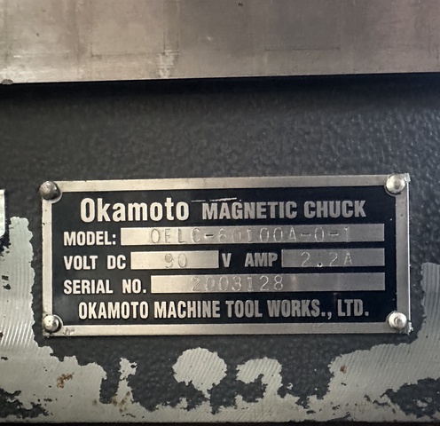 岡本工作機械製作所 OELC-60100A-0-1 電磁マグネットチャック