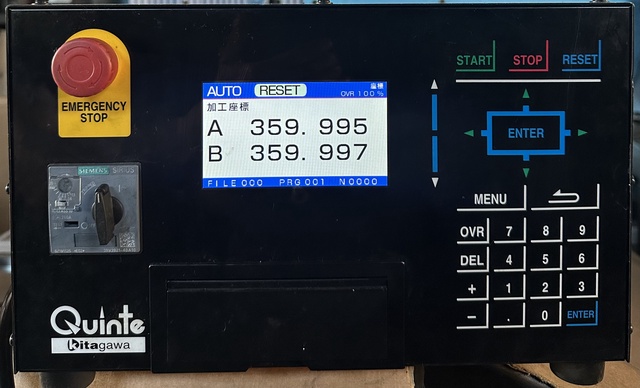 北川鉄工所 TT182BV-00 NC傾斜円テーブル