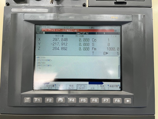 大隈豊和機械 MILLAC468V 立マシニング(BT40)