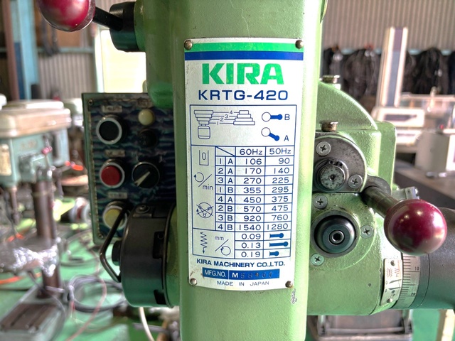 キラコーポレーション KRTG-420 タッピングボール盤