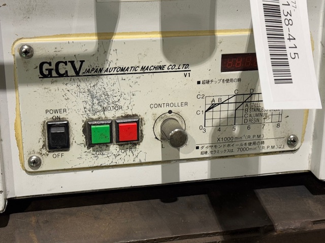日本オートマチック JAM GCV-1G 面取機
