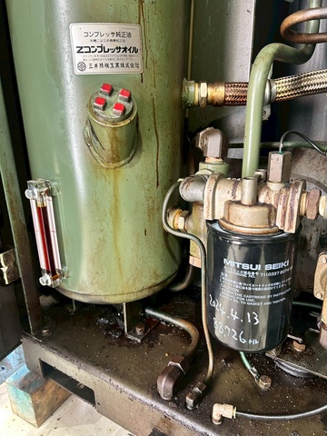 三井精機工業 Z086A 7.5kwコンプレッサー