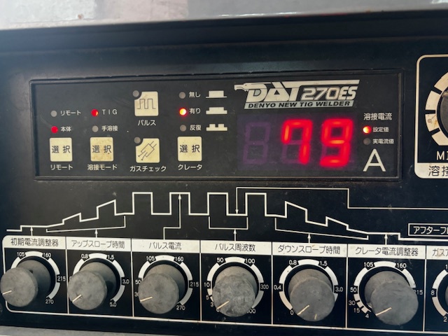 デンヨー DAT270ES2 TIG溶接機