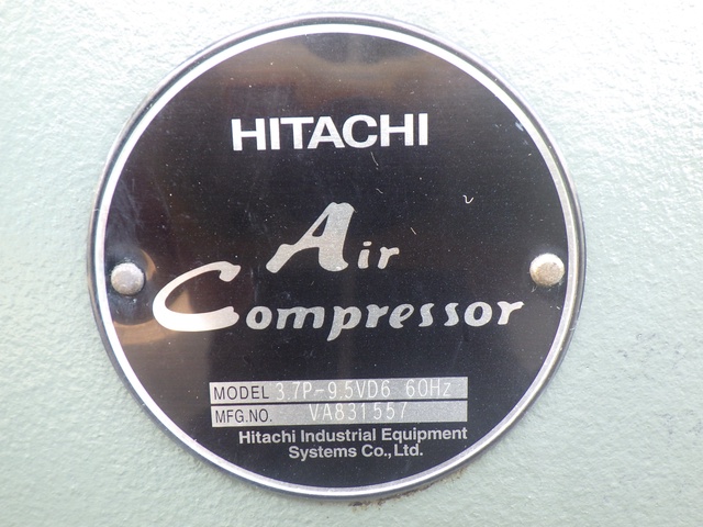 日立産機システム 3.7P-9.5VD6 3.7kwコンプレッサー
