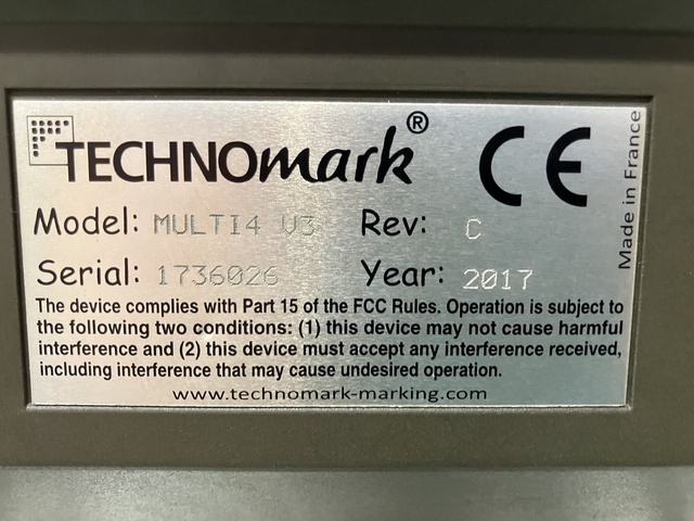 TECHNOMARK MULTI4 刻印機