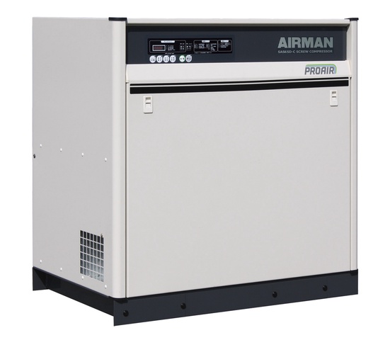 AIRMAN SAS6SD-6C 5.5kwコンプレッサー