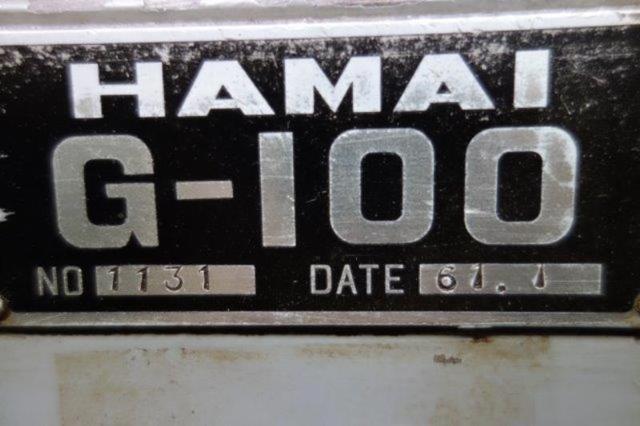 浜井産業 G-100 ホブ刃溝研削盤