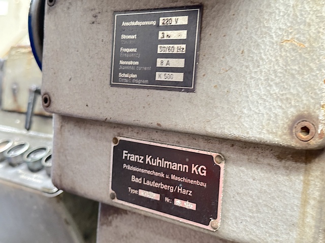 KUHLMANN K-500 万能工具研削盤