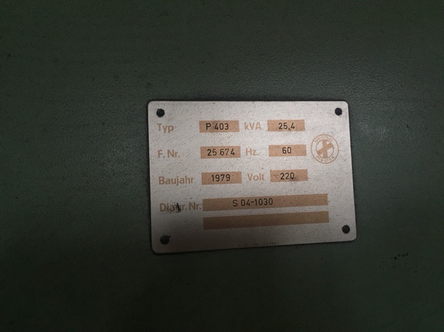 PFAUTER P-403 ホブ盤