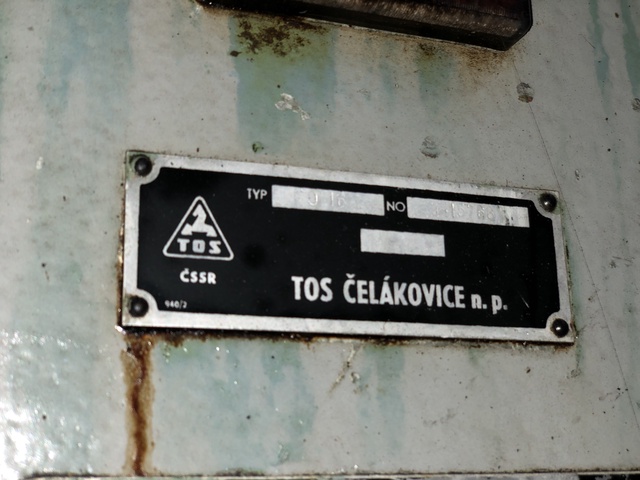 TOS CELAKOVICE FO-16 ホブ盤