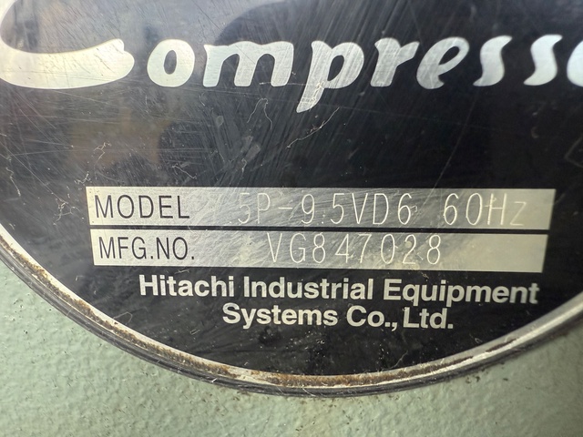 日立産機システム 7.5P-9.5VD6 7.5kwコンプレッサー