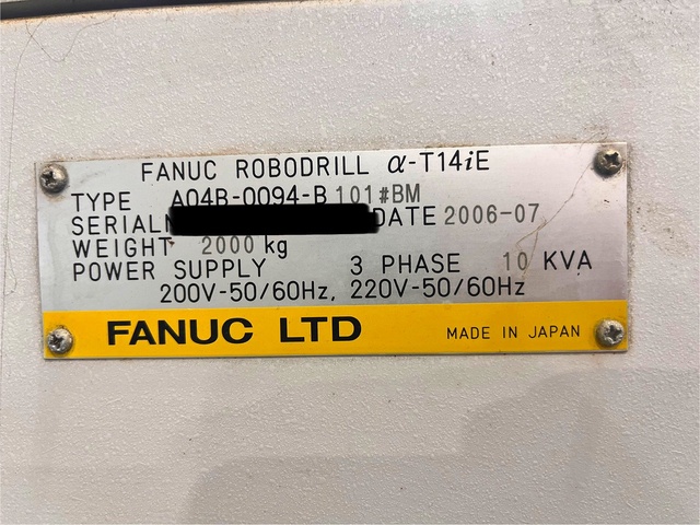 ファナック α-T14iF ロボドリル