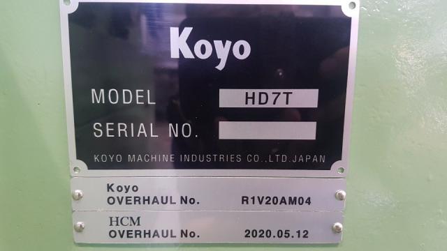 光洋機械工業 HD7 NC両頭ロータリー平面研削盤