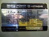 日立 HITACHI 2.2P-9.5V6 2.2kwコンプレッサー