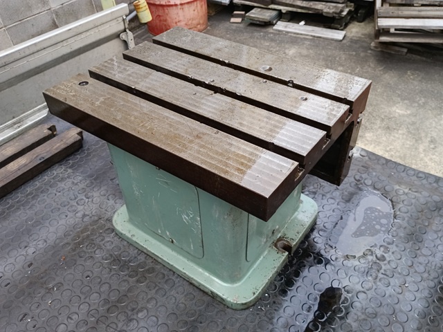  ラジアルボール盤用角テーブル