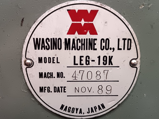 ワシノ機械 LEG-19K 6尺旋盤