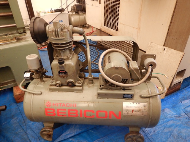 日立 HITACHI 0.75P-9.5V6 0.75kwコンプレッサー