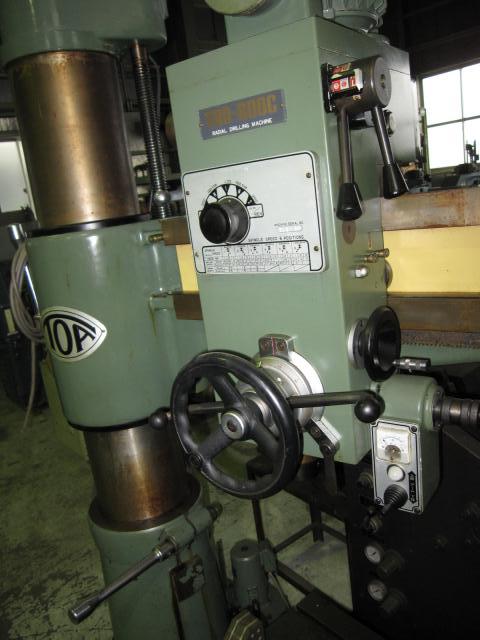 東亜機械製作所 TRD-800C 800mmラジアルボール盤