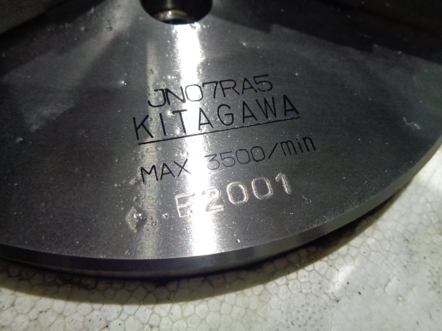 北川鉄工所 JN07RA5 スクロールチャック