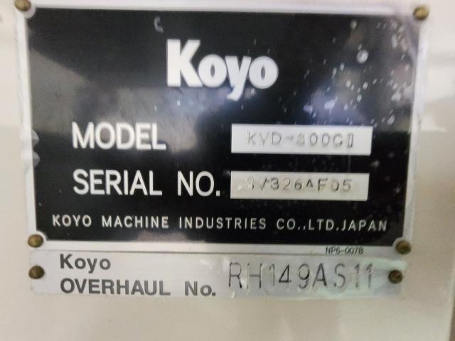 光洋機械工業 KVD-300C II 両頭平面研削盤