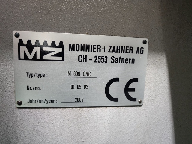 MONNIER+ZAHNER M600 NCウォームギアー