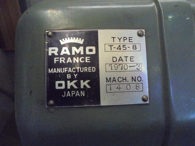 OKK-RAMO T-45-8 6尺旋盤