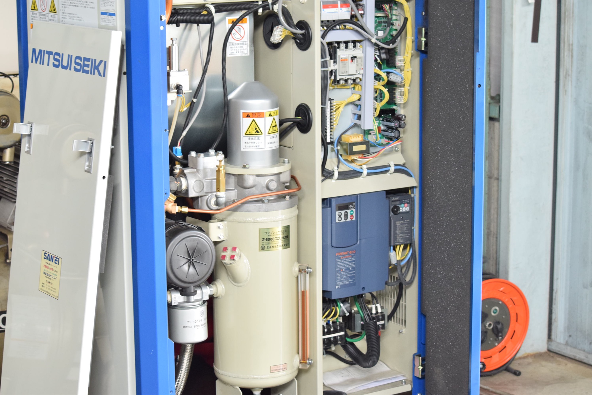 7.5kwコンプレッサー 三井精機工業 ZV08AX-R 中古販売詳細【#403751