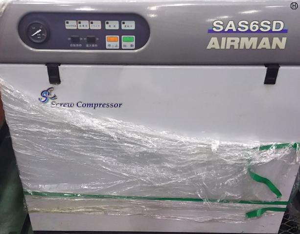 明治機械製作所 SAS6SD-67 5.5kwコンプレッサー