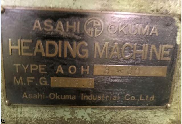 旭大隈産業 AOH 3X30 ヘッダーマシン